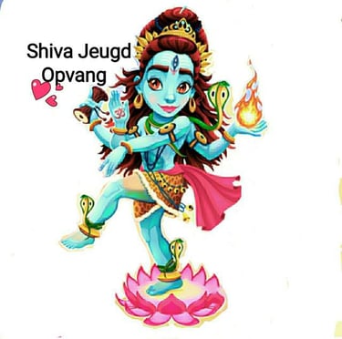 a picture of a cartoon character with a flower