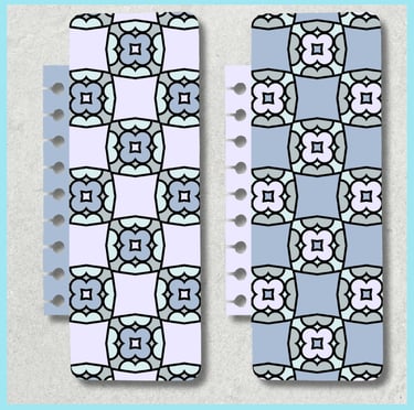mindful patterns reversible snap-in bookmark