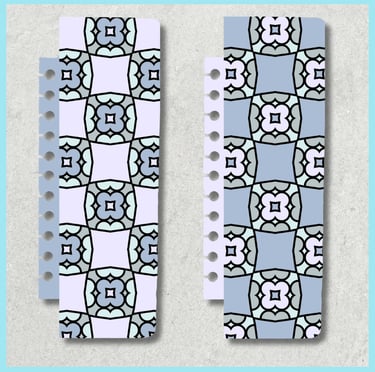 mindful patterns reversible snap-in bookmark