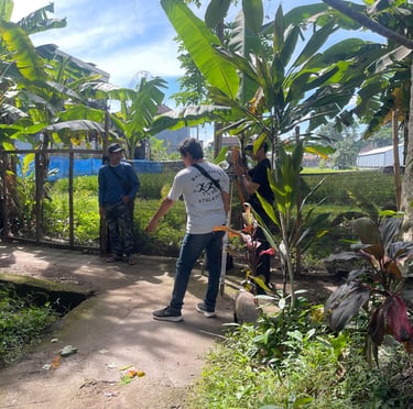 Villa Oraya land plotting plan — defining unit allocation and development zones with Vision Immo Bal