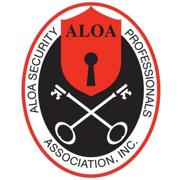 Associated Locksmiths of America ALOA membership badge