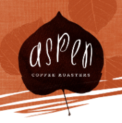 Logo for Aspen Coffee Roasters in Edmonton.