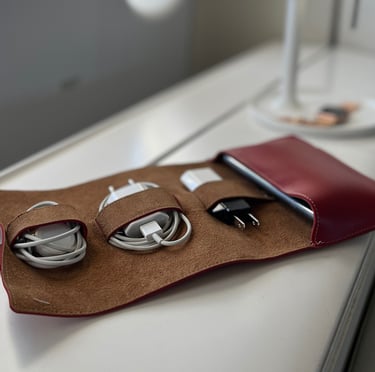 pochette de rangement pour cable pour le voyage