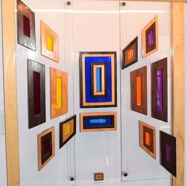 TIMES SQUARE easel pic-art supports-bar light-richWOODart.com-34"x36" 32 lbs.+