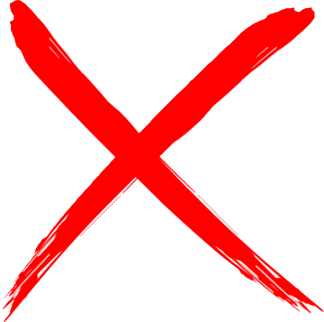 Symbole du non entretien d'Audiva