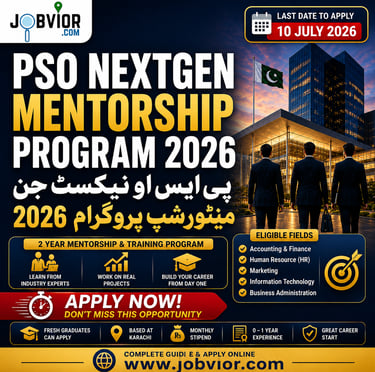 PSO NextGen Mentorship Program 2026 job ad