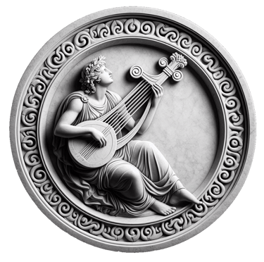 Illustration of a Guitar God representing Tunology’s mastery of guitar tuning.