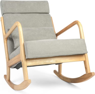 Rocking Chair Accent Single Sofa Rocker Upholstered Lounge Armchair