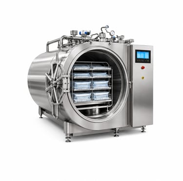 ESTERILIZACION  Transferencia térmica eficiente para procesos de calentamiento, enfriamiento y paste