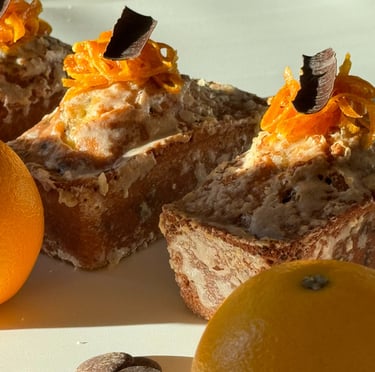 Orange soft cake