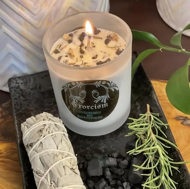 carving sigil into candle for protection spell