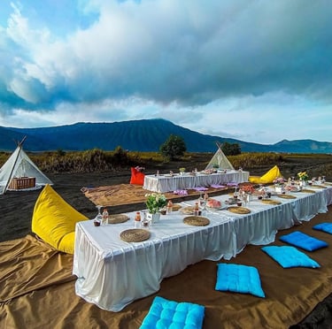 Breakfast picnic di Bromo