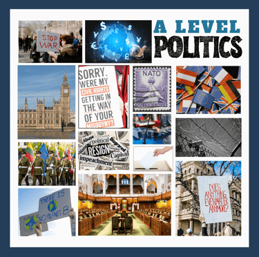 Politics A Level content montage