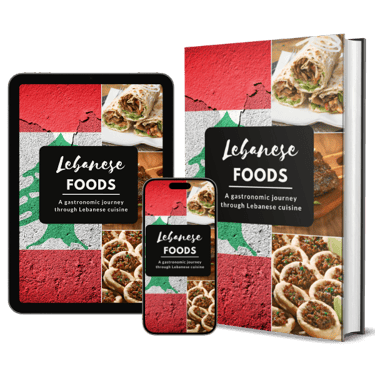 Cover of the eBook Lebanese Foods - A gastronomic journey through Lebanese cuisine