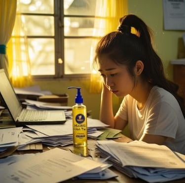 Lan Trầm Tư Với CV Trong Phòng Trọ vì thất nghiệp