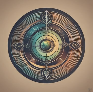 A serene workspace with a notebook and pen ready for reflection.