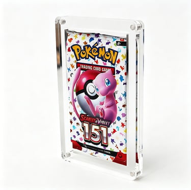 booster pack acrylic case
