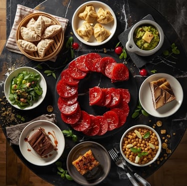 Pratos Letra G culinária: goiabada gyoza gnocchi guacamole ganache galeto granola grão bico mesa clara elegante receitas