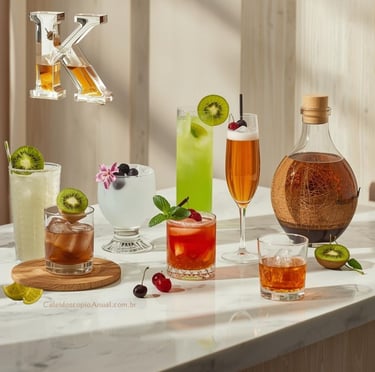 Bebidas K: kahlua kefir kiwi kir royale kombucha kirsch soju kava kentucky bourbon bar claro minimalista bright elegante