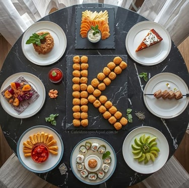 Pratos Letra K culinária: kibe kafta kuchen kimchi kani ketchup kiwi mesa clara elegante organizada receitas internacional