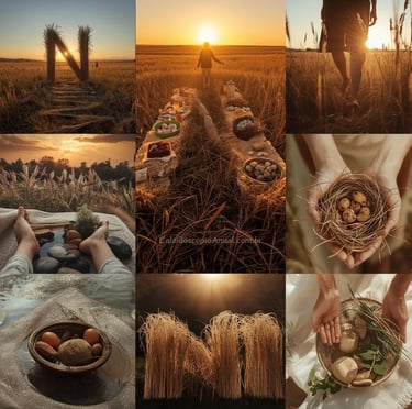 Ritos N: natureza templo nascimento intenções ninho simbólico nirvana silêncio natureza medicinal norte nascente ritual