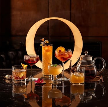 Bebidas O: old fashioned orange juice ouzo orgeat oolong oban orange liqueur cider ovomaltine suco de laranja bar escuro luxo