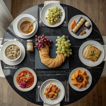 Pratos Letra U culinária: udon uvas unagi umbu borscht uttapam uva passa umeboshi mesa clara elegante receitas internacional