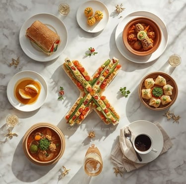 Pratos Letra Y culinária: yucca yakitori yogurt yemas yufka yuzu inhame curry amarelo mesa elegante receitas internacional