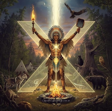Ritos X: xamanismo xangô xirê xandô xi xis decisão xamã animais poder lobo águia jaguar urso serpente xamânico ritual