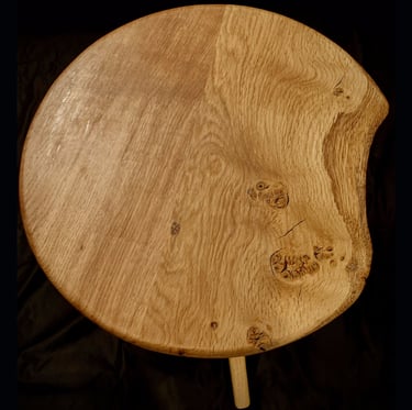 Live Edge Coffee Table top view