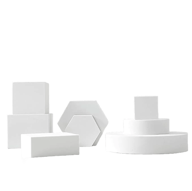 8PCS Geometric Cube Photo Props Set, Hard Foam Photography Background Props for Goods, Crafts, Lipst