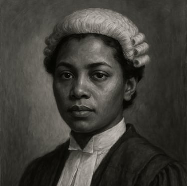 Stella Thomas 1st African called to the  Bar in Britain