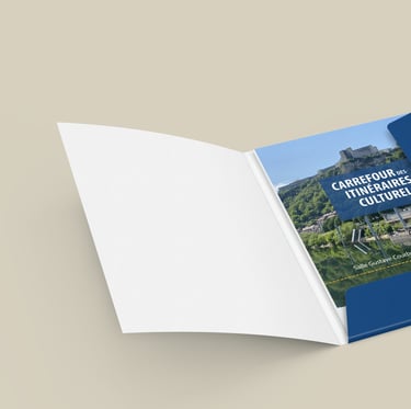 Création de pochette porte documents et affiche événement