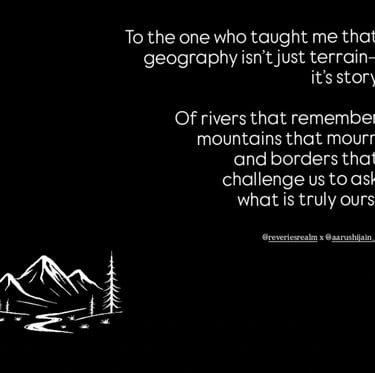 Part of a post from Reverie's Realm instagram account | Reverie's Realm | Aarushi Jain Writes