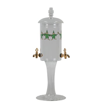 Fontaine à absinthe Guilloud 2 robinets laiton, décoration fée