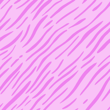 A seamless pattern with pink diagonal lines on a light pink background, reminds of animal stripes.