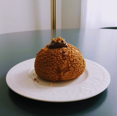 Chou craquelin chocolat