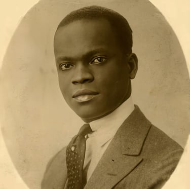 Photo of clarinettist  conductor and journalist Rudolph Dunbar