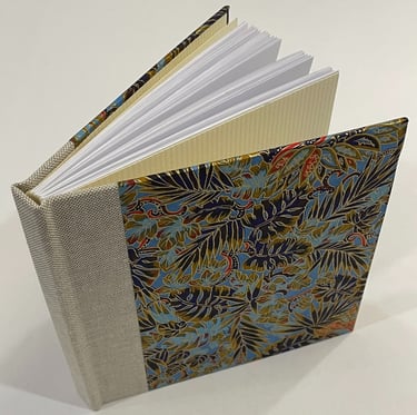 Journal with chiyogami paper - Bound Impression