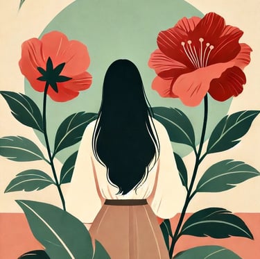 a woman with long hair and a white dress