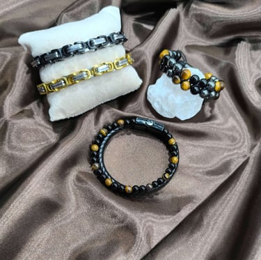 Bracelet homme élégant et robuste, symbole de style et de caractère.
