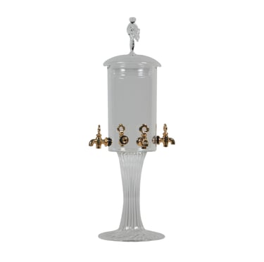 Fontaine à absinthe Guilloud 4 robinets laiton, couvercle fée