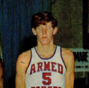 1970 Bill Walton Basketball Post Card Armed Forces