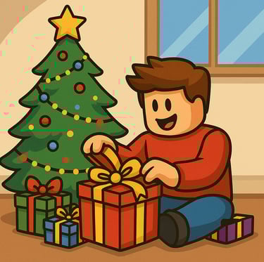 Evento navideño de Brookhaven Roblox con decoraciones festivas, nuevas actualizaciones, contenido es