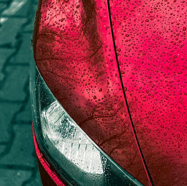 Ceramic coating service in Glendale CA glossy car finish
