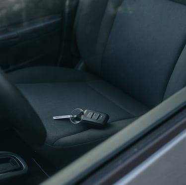Key locked inside car