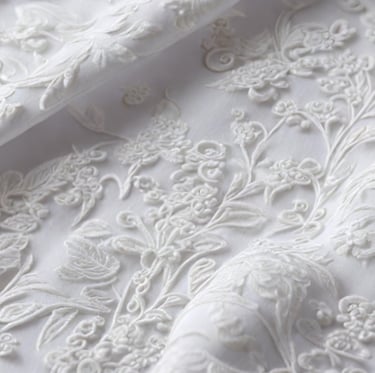 Embroidered fabric