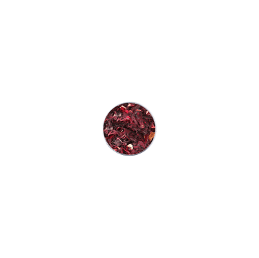 a bowl of dried hibiscus