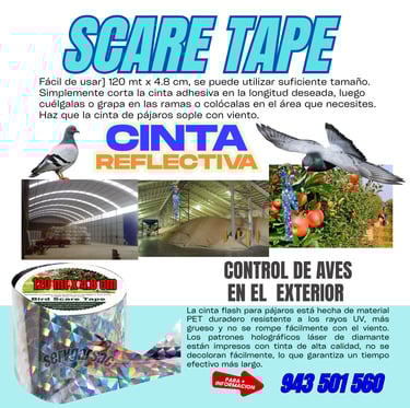 CINTA REFLECIVA PARA PALOMAS