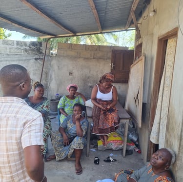 Groupement. de femmes aidés par Emmaüs Pahou